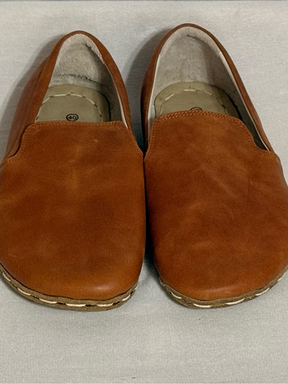 Earthing Harmony Leather Grounding Shoes EU 40 Honey Brown